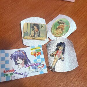 Vintage Sentimental Graffiti Anime Pin Set - Character - SEGA NEC - Video Game